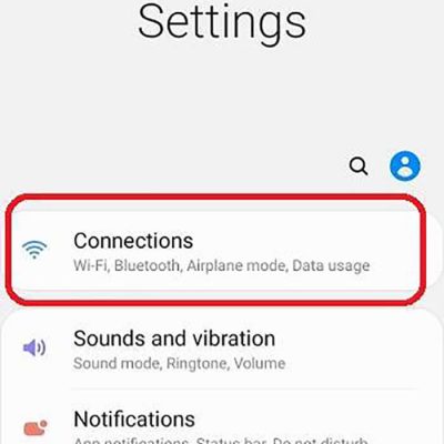 settings connections